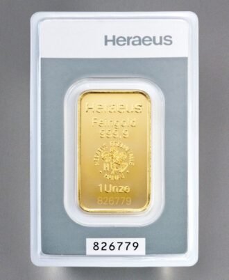 Goldbarren 1oz Kinebar HERAEUS