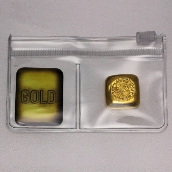 Goldbarren 1oz THE PERTH MINT gegossen quadratische