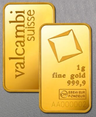 Goldbarren 25x 1g VALCAMBI (Masterbox)