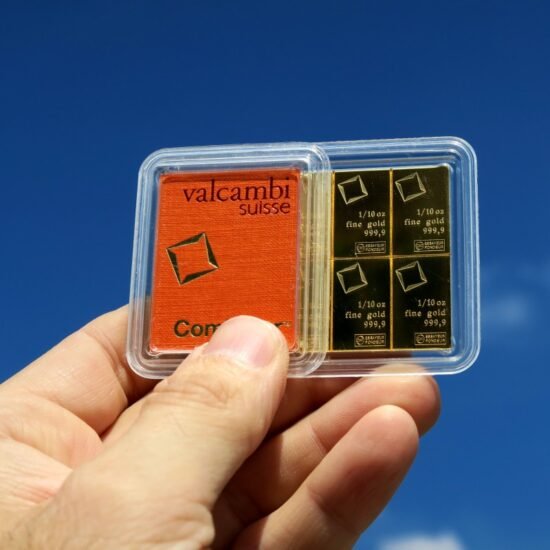 Goldtafel VALCAMBI (10x 1/10oz Au) "CombiBar"