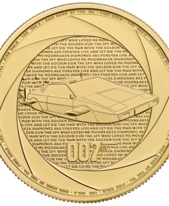 007 Bond 1970er Goldmünze – 1oz Feingold