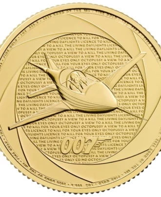 007 Bond 1980er Goldmünze – 1oz Feingold