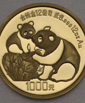 Panda Goldmünze – 12oz Feingold