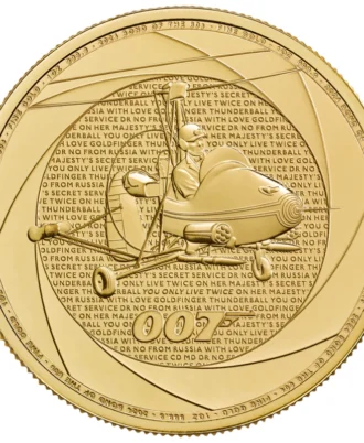 007 Bond 1960er Goldmünze – 1oz Feingold
