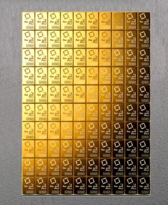 Goldtafel VALCAMBI (100x 1g Au CombiBar) "Resale"