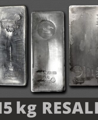 15kg Resale Silberbarren – 999er Feinsilber