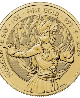 Morgan Le Fay Goldmünze – 1oz Feingold