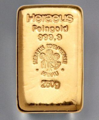 250g Heraeus Goldbarren Resale