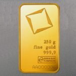 Goldbarren 250g VALCAMBI, geprägt