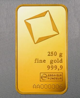 Goldbarren 250g VALCAMBI, geprägt