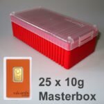 Goldbarren 25x 10g VALCAMBI (Masterbox)
