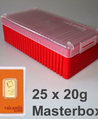 Goldbarren 25x 20g VALCAMBI (Masterbox)