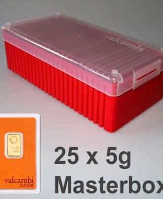 Goldbarren 25x 5g VALCAMBI (Masterbox)