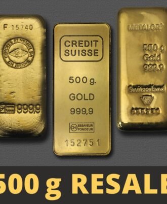 Goldbarren 500g "Resale" (div. Hersteller)