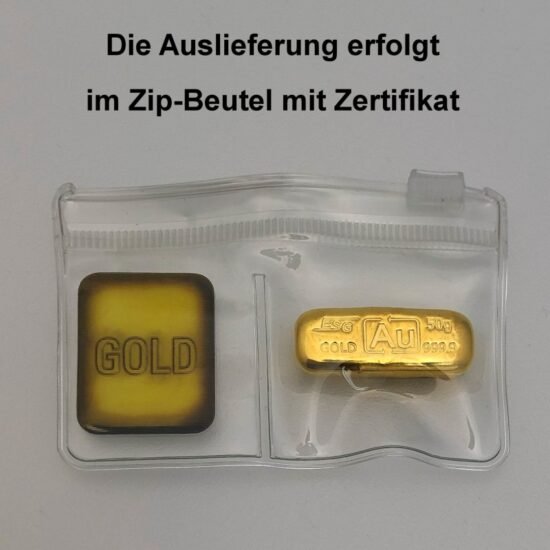 Goldbarren 50g Au-Gussbarren, Feingold