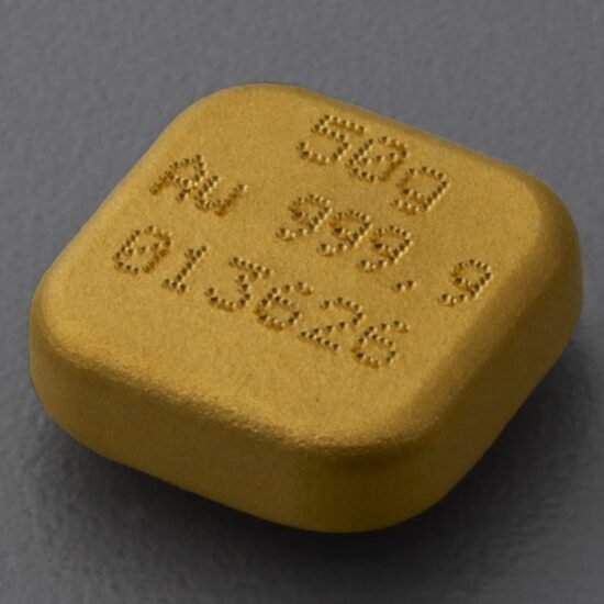 Goldbarren 50g "C.HAFNER - Gussform"
