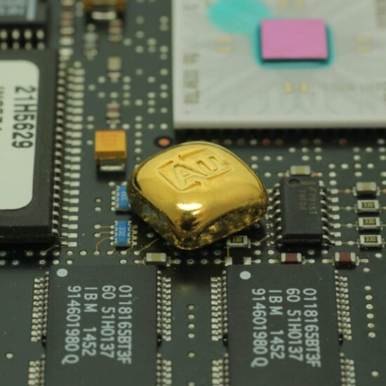 Goldbarren 50g "Goldknuffel" Au-Gussbarren