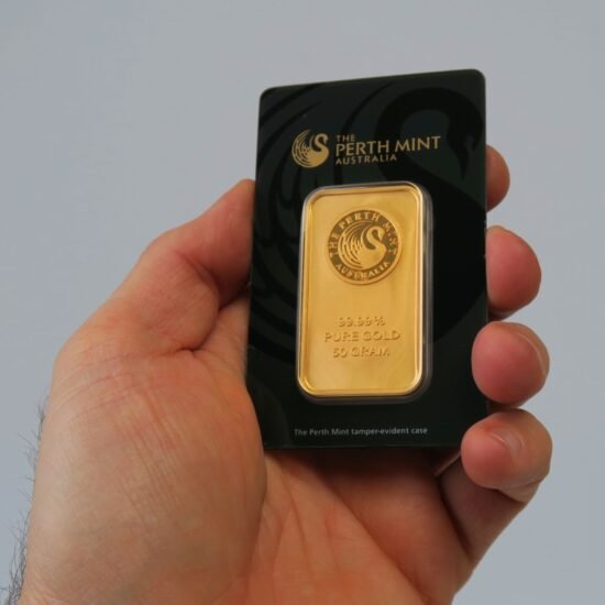 Goldbarren 50g THE PERTH MINT "Känguru"