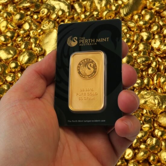 Goldbarren 50g THE PERTH MINT "Känguru"