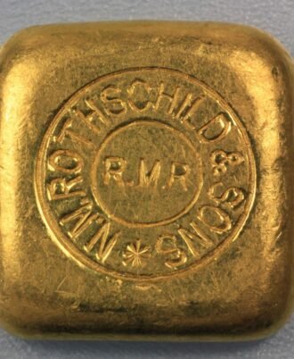 Goldbarren 50g ROTHSCHILD & Sons (Rundstempel)