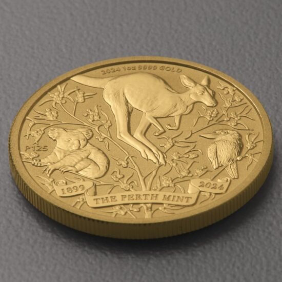 1oz 125th Anniversary 2024 Goldmünze – Perth Mint
