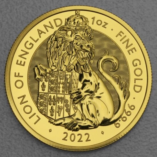 1oz "Lion of England" 2022 Royal Tudor Beasts (Großbritannien)