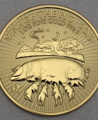 1oz "Schwein" 2019 Lunar – Year of the Pig (Großbritannien)