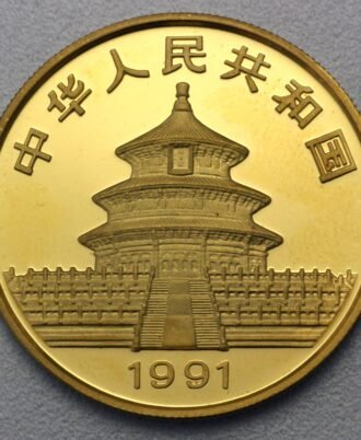 Panda Goldmünze – 1oz Feingold 1991