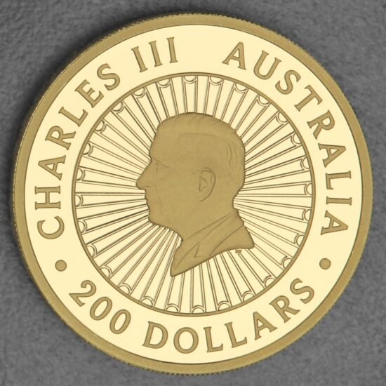 2oz Double Dragon 2024 Goldmünze – Perth Mint PP