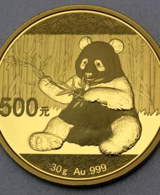 Panda Goldmünze – 30g Feingold 2017
