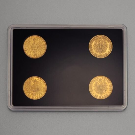 Goldmünzen Set 4x 20 Mark "Preußen-Könige"