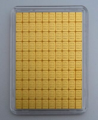 Goldtafel (100x 0,5g Feingold) "CombiBar"